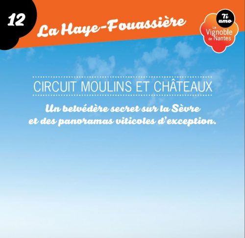 Fiche circuit moulins et châteaux à la Haye Fouassière