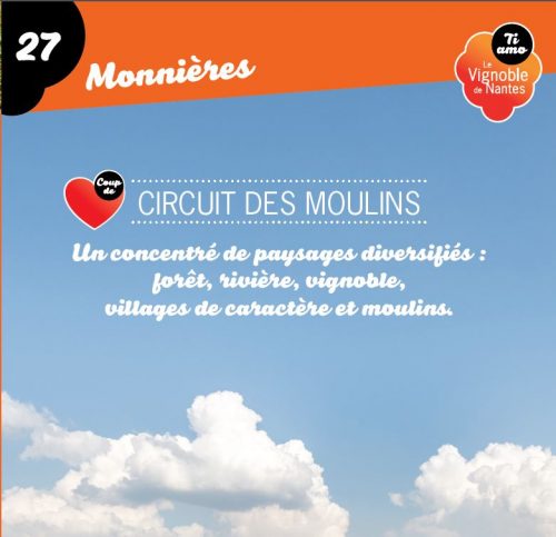 Fiche circuit coup de cœur les moulins à Monnières