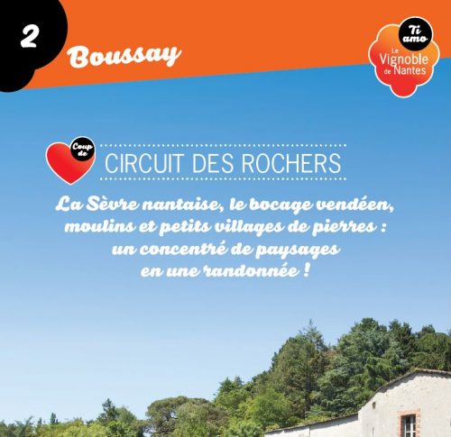Fiche circuit coup de cœur les rochers à Boussay
