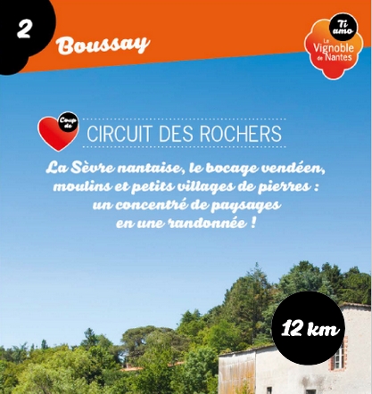 Fiche circuit coup de cœur les rochers à Boussay