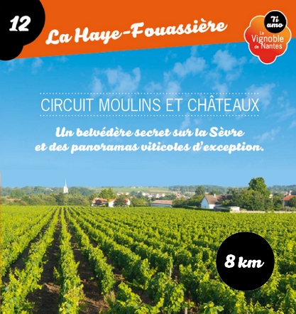 Fiche circuit moulins et châteaux à la Haye Fouassière