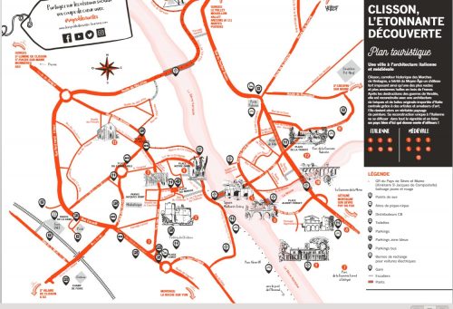 Plan touristique de Clisson