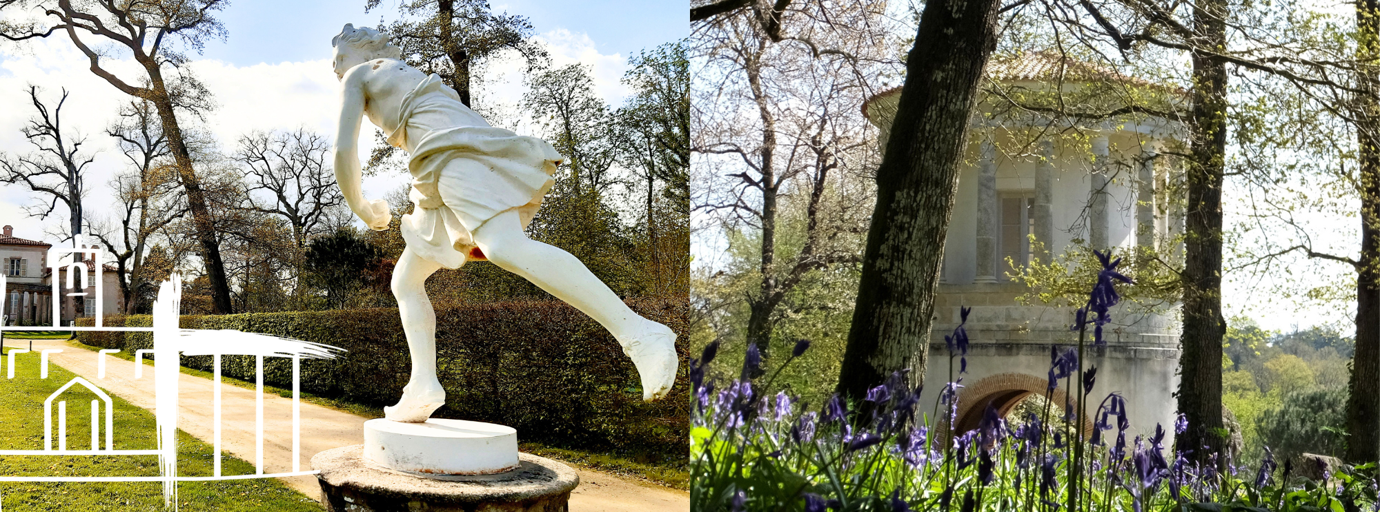 Domaine de la Garenne Lemot : nature, art et vacances d'avril italiennes
