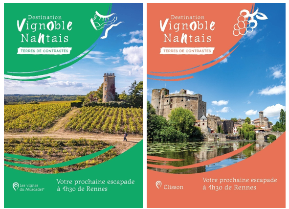 Visuels de la Campagne de Communication Destination Vignoble Nantais 2025