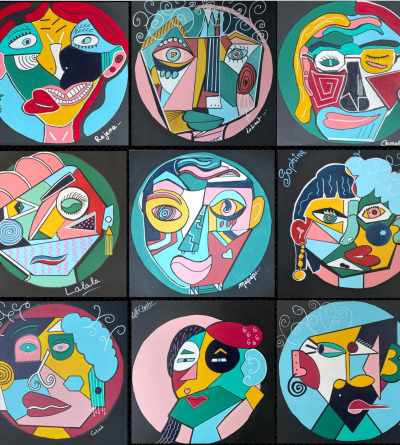 Activité Team Building : Créer une fresque collective, un trombinoscope Picasso
