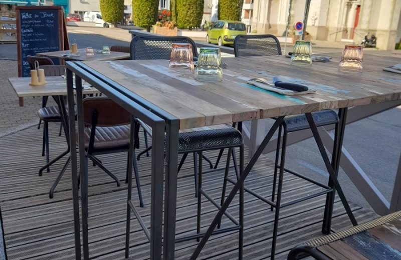 en terrasse