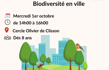 Animation biodiversité en ville