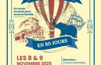 Affiche le tour du monde en 80 jours