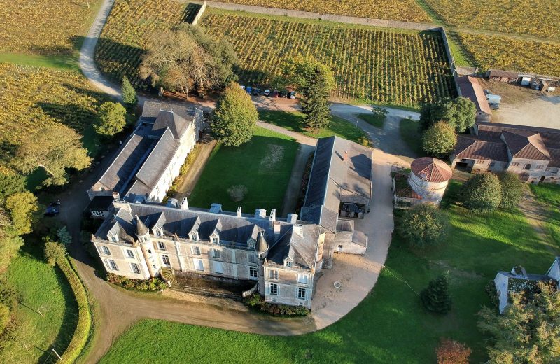 chateau-du-coing-Le château du coin vue drone-st-fiacre-44