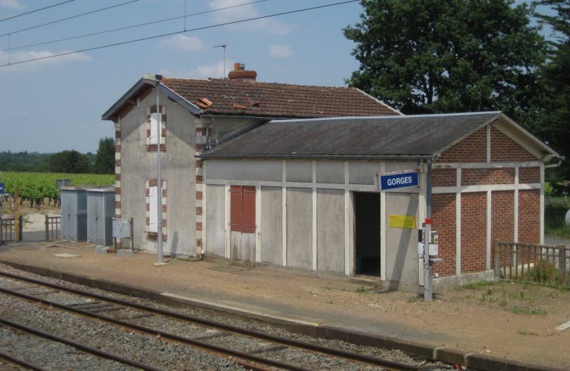 Ancienne gare de Gorges à la Gohardière.