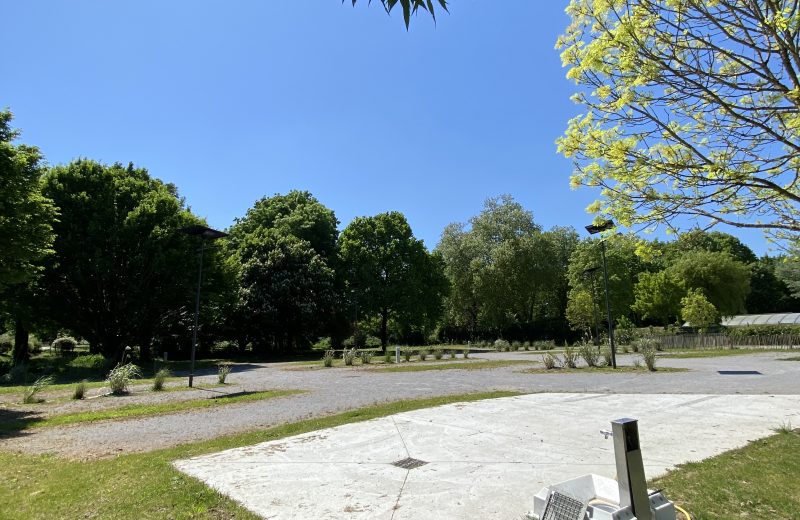 Aire de camping-car du camping du Chêne