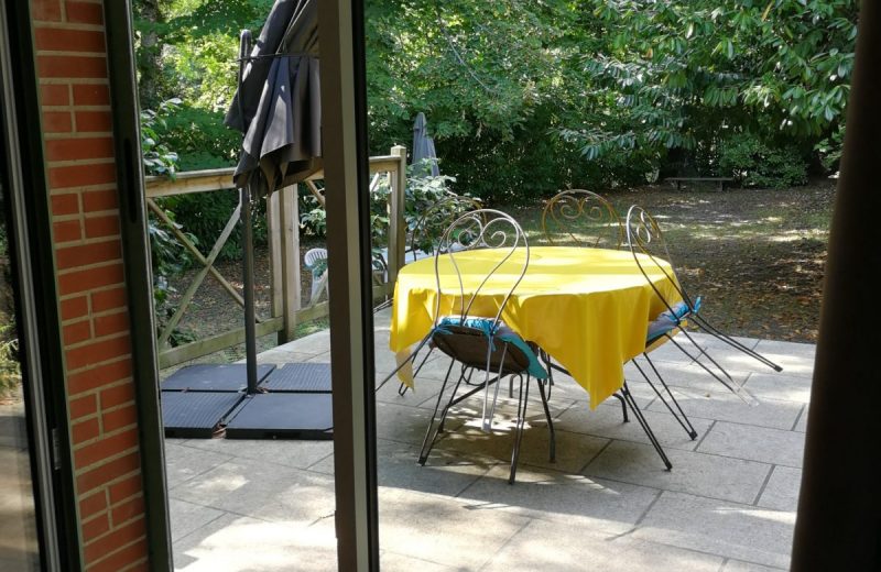 Terrasse sur jardin