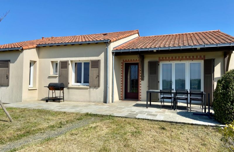 Terrasse Gîte Vignoble de Nantes