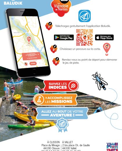 Application Baludik le vignoble de nantes tourisme