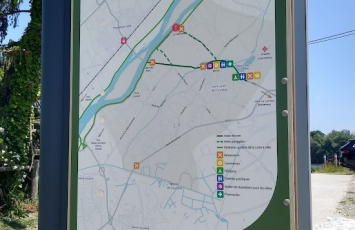 SUPPORT VELOS  – ROUTE DE PONTS