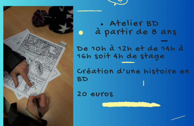 Stage dessin BD  (Document A4) – 2